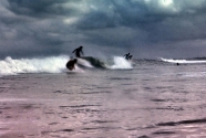 Surfers at Kuta Beach South Coast, Bali