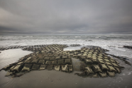Sinking Sea Wall, Alaska
