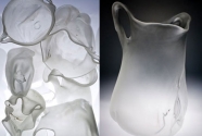 Lithification, hand blown glass.