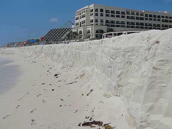 Cancun Erosion Beach Cancun Erosion Beach