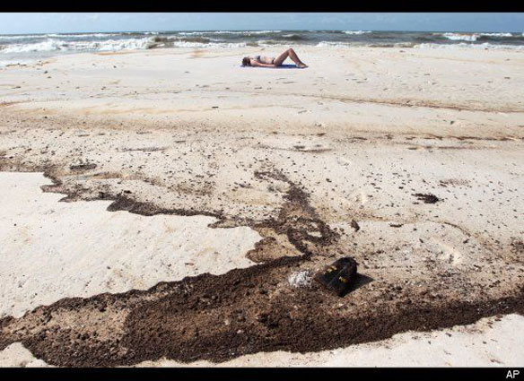 Oil on Beach Oil on Beach