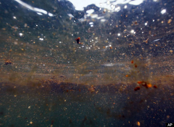 oil under water