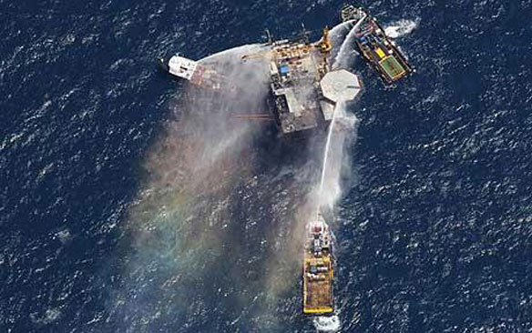 Oil Rig Explosion Oil Rig Explosion