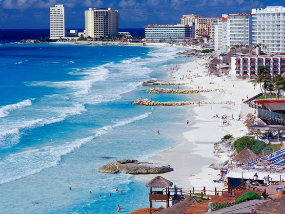 Cancun, Poor Coastal development Cancun, Poor Coastal development