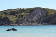 Steeply dipping rocks, Lulworth