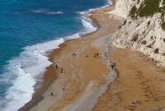 Orange sand, Durdle Door