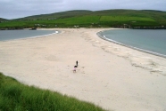 The beautiful tombolo beach