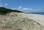 South part of the beach with dunes