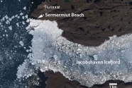 Jacobshaven Icefjord, Sermermiut beach