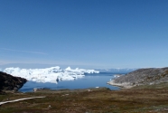 Tundra-covered permafrost slope