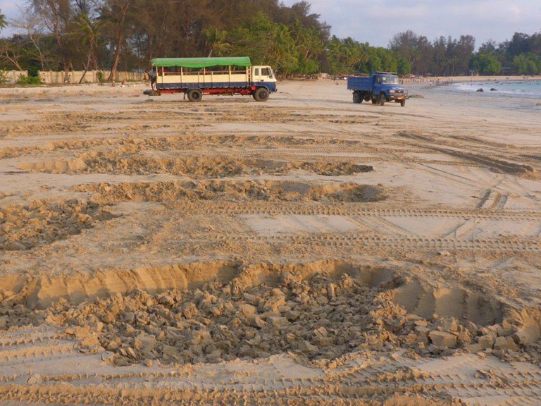Government, Hotels Pressure Local Officials Over Sand Mining