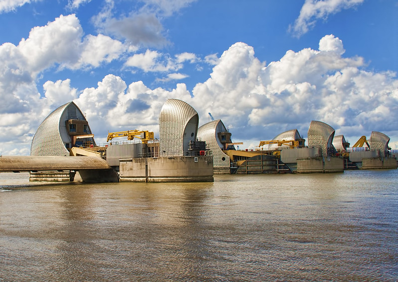 The River Thames Flood Barrier (by Andrew Price CC BY-NC-ND 2.0 via