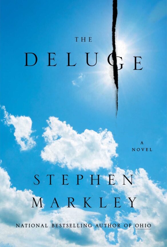 Cover of the new novel "Deluge" by Stephen Markley (published January 10, 2023, courtesy Simon & Schuster).