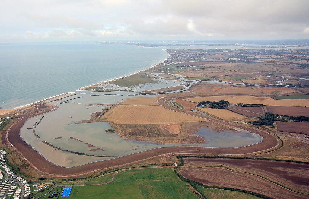 Photo at top: Aerial View of the Medmerry Managed Realignment Scheme (by Number 10 CC BY-NC-ND 2.0 via Flickr).