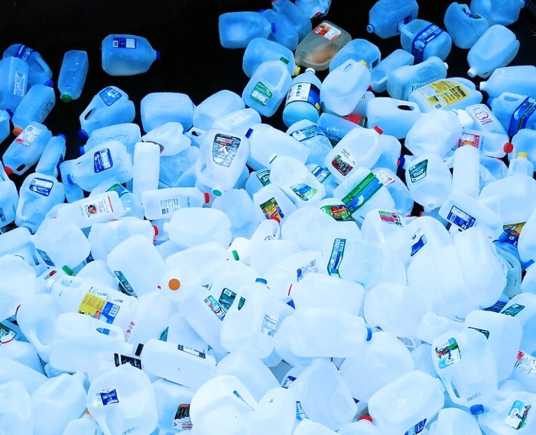 Plastic Bottles for Recycling (by pingnews.com CC BY-SA 2.0) via Flickr).