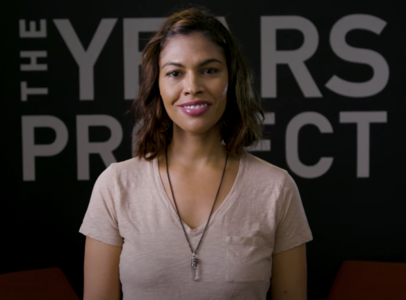 Producer and climate activist, Maya Lilly, in a screen shot from a video for The Years Project (via Youtube)