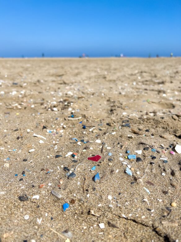 Microplastics On The Beach (by Petr Kratochvil CC0 Public Domain).