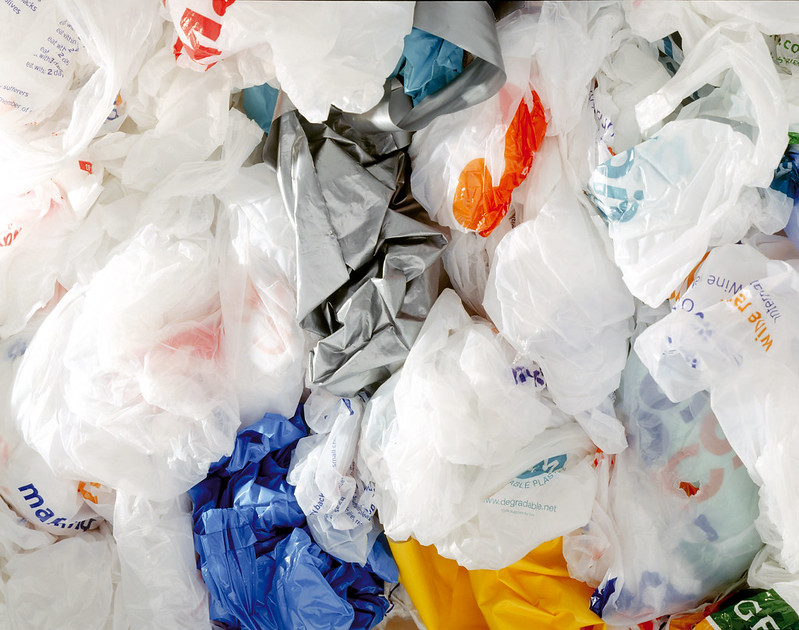 Plastic Bags (by wastebusters CC BY-NC-ND 2.0 DEED via Flickr).