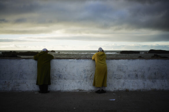The Two Men, Mogador, Morocco © 2014 Julien Drach. This photograph is part of a series inspired by Italian neorealism entitled “from Naples to Mogador" and was presented in 2014 by the European House of Photography in Paris during Photo Month.