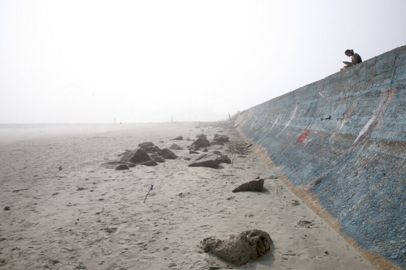 Sea wall, Galveston, Texas (by Ed Schipul CC BY-SA 2.0 via Flickr).