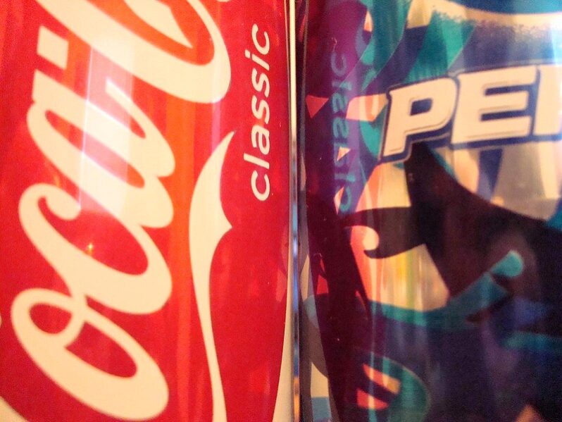 Coke Pepsi Cans (by Ryan Glenn CC BY 2.0 via Flickr).