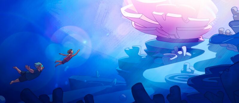 Illustration from animated short: The Lost Coral, 2026 © Gilberto Cunha Junior.